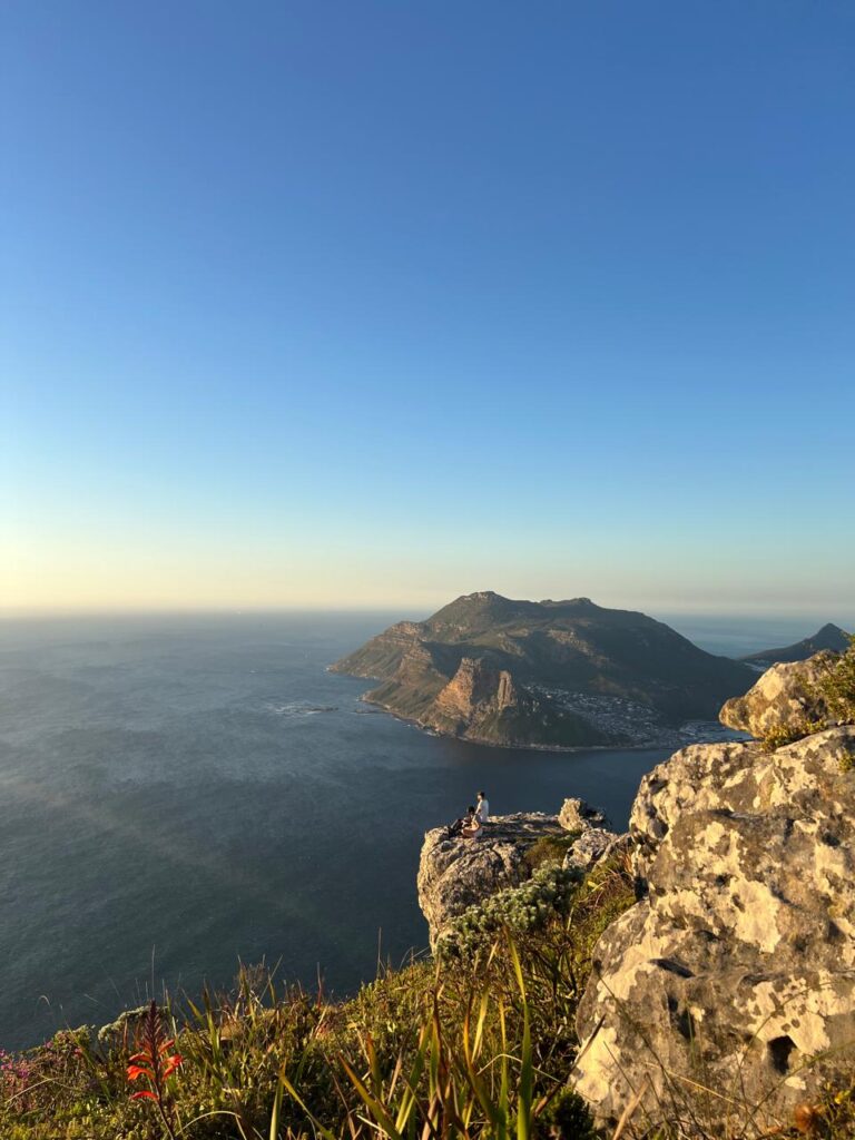 Chapman's Peak hike overlooking Hout Bay